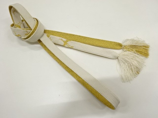 JAPANESE KIMONO / HAND-TIED OBIJIME